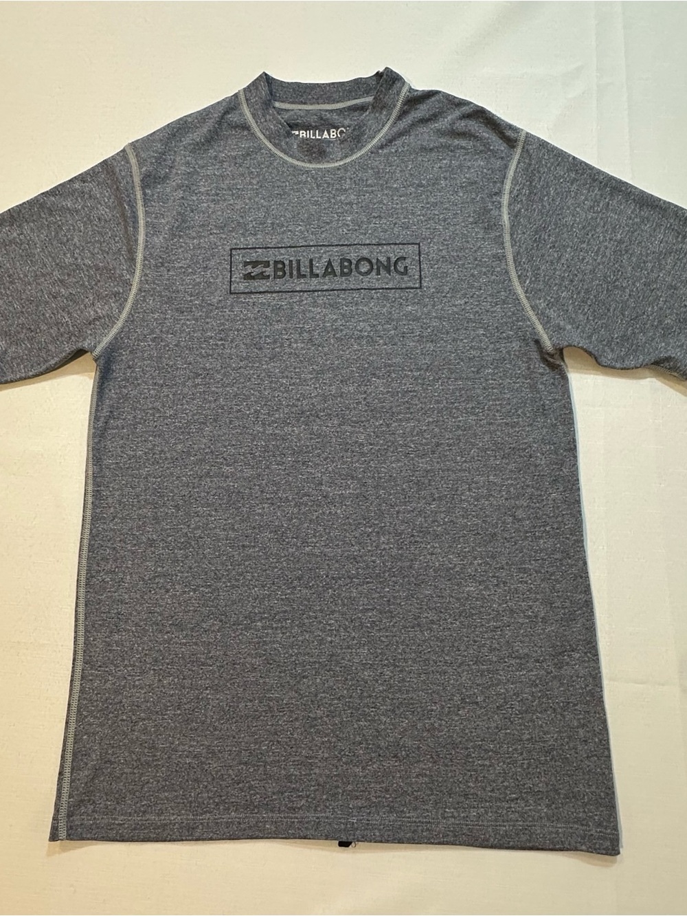 Billabong All Day Wave Gray Rash Guard M